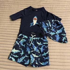 Swimfix toddler boy swimwear 3pcs -18 months